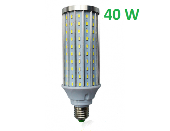 Bec LED E40 40W Corn Aluminiu E40-40WCAL